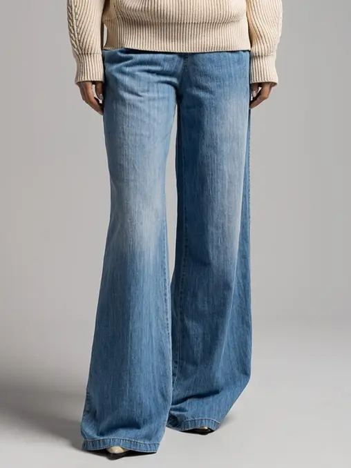 Джинсы хлопковые ERMANNO SCERVINO