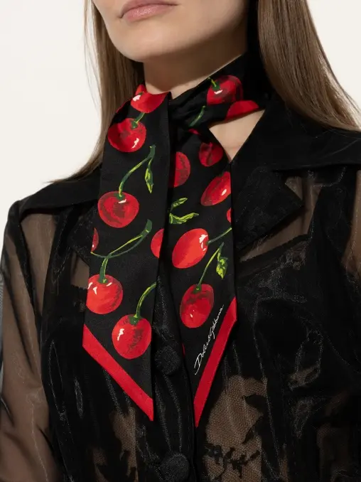 Твилли шелковое DOLCE & GABBANA
