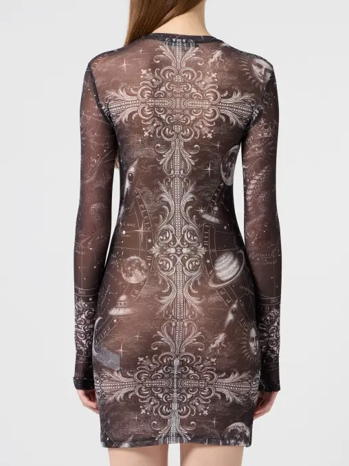 Платье с принтом PHILIPP PLEIN