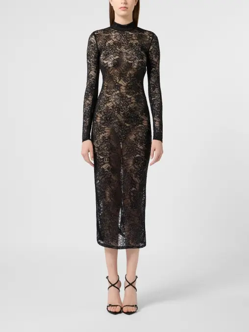 Платье кружевное PHILIPP PLEIN