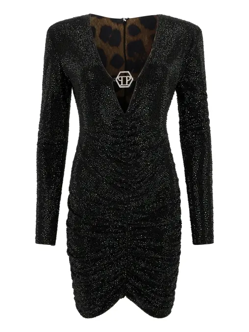 Платье со стразами PHILIPP PLEIN