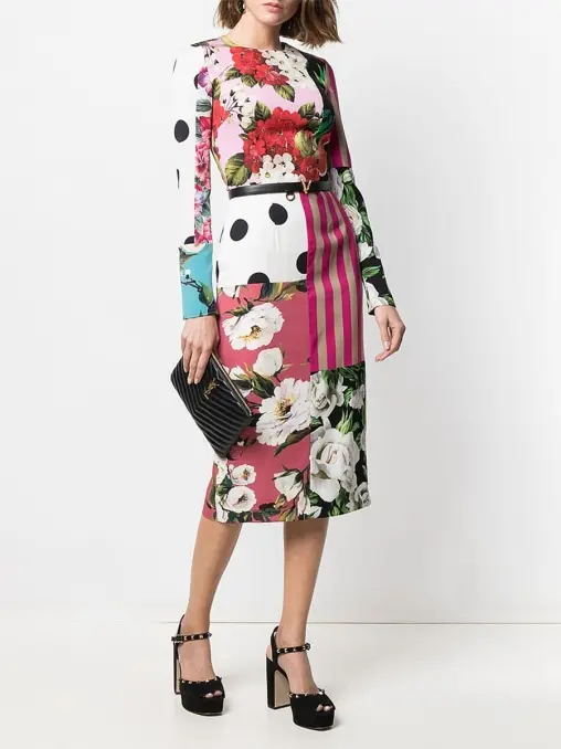 Платье шелковое DOLCE & GABBANA