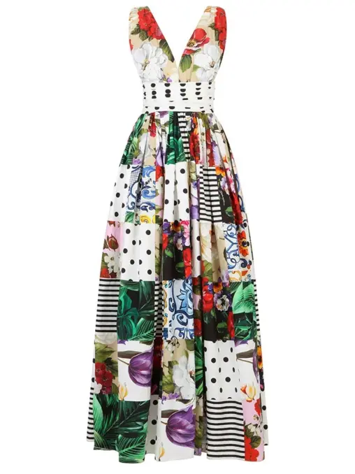 Платье хлопковое DOLCE & GABBANA