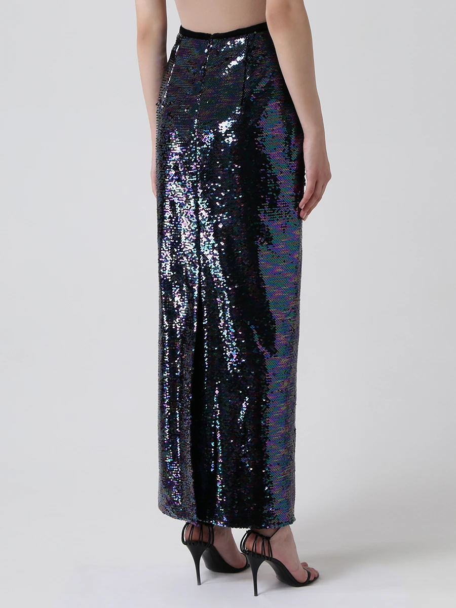 Юбка с пайетками