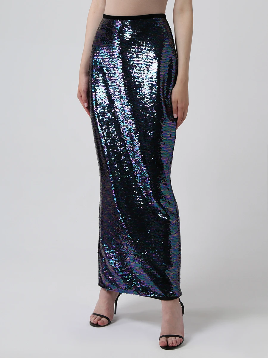 Юбка с пайетками