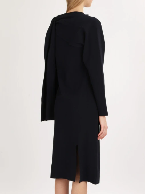 Платье с драпировкой S.FERRAGAMO