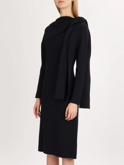 Платье с драпировкой S.FERRAGAMO