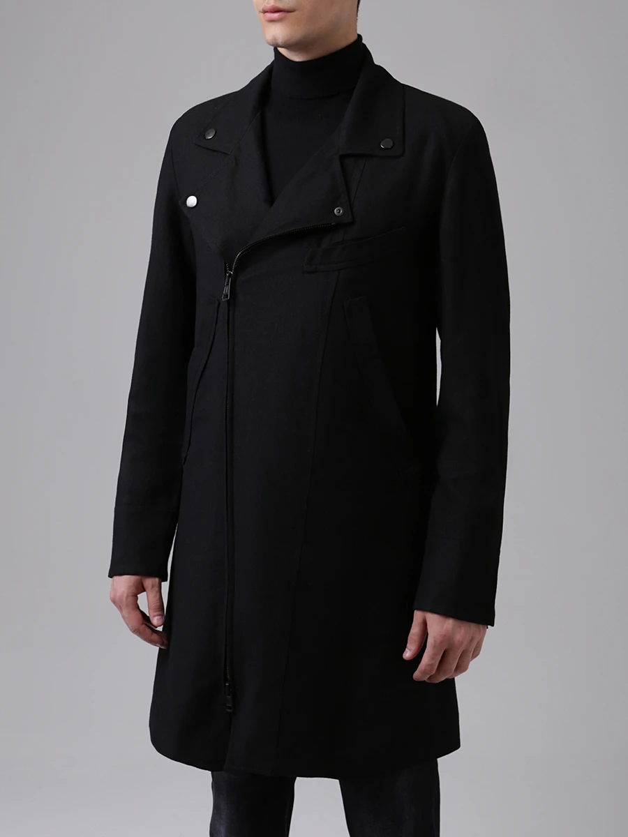 Комбинированное пальто