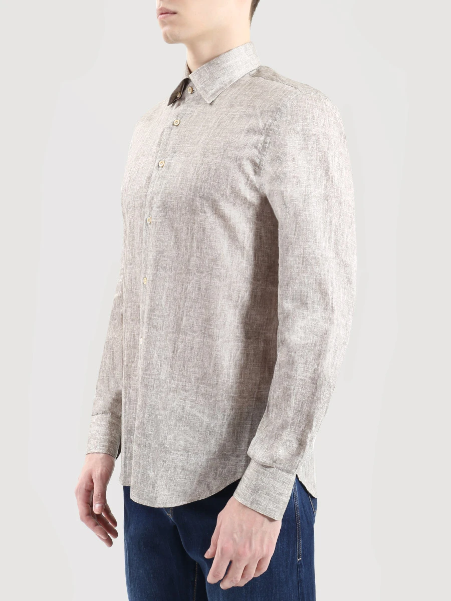 Хлопковая рубашка Slim Fit