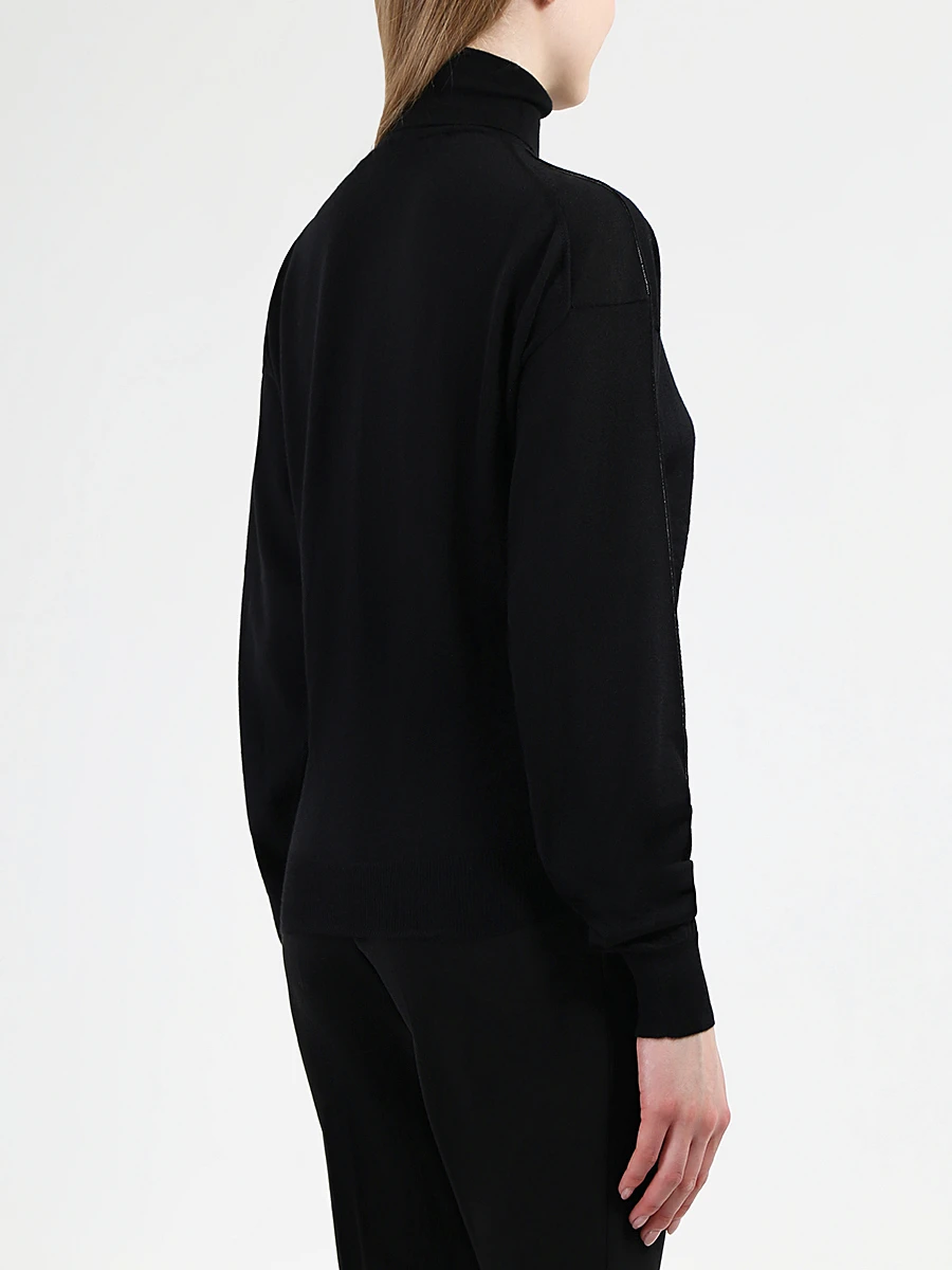 Водолазка укороченная с декором