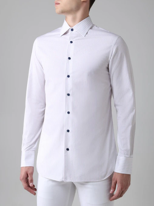 Рубашка Slim Fit хлопковая ANDREA CAMPAGNA