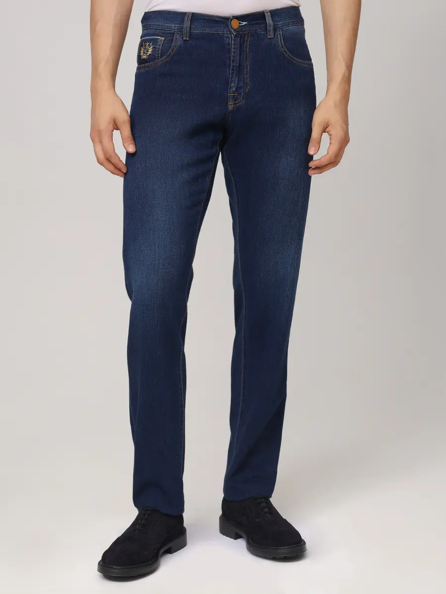 Джинсы Slim Fit хлопковые