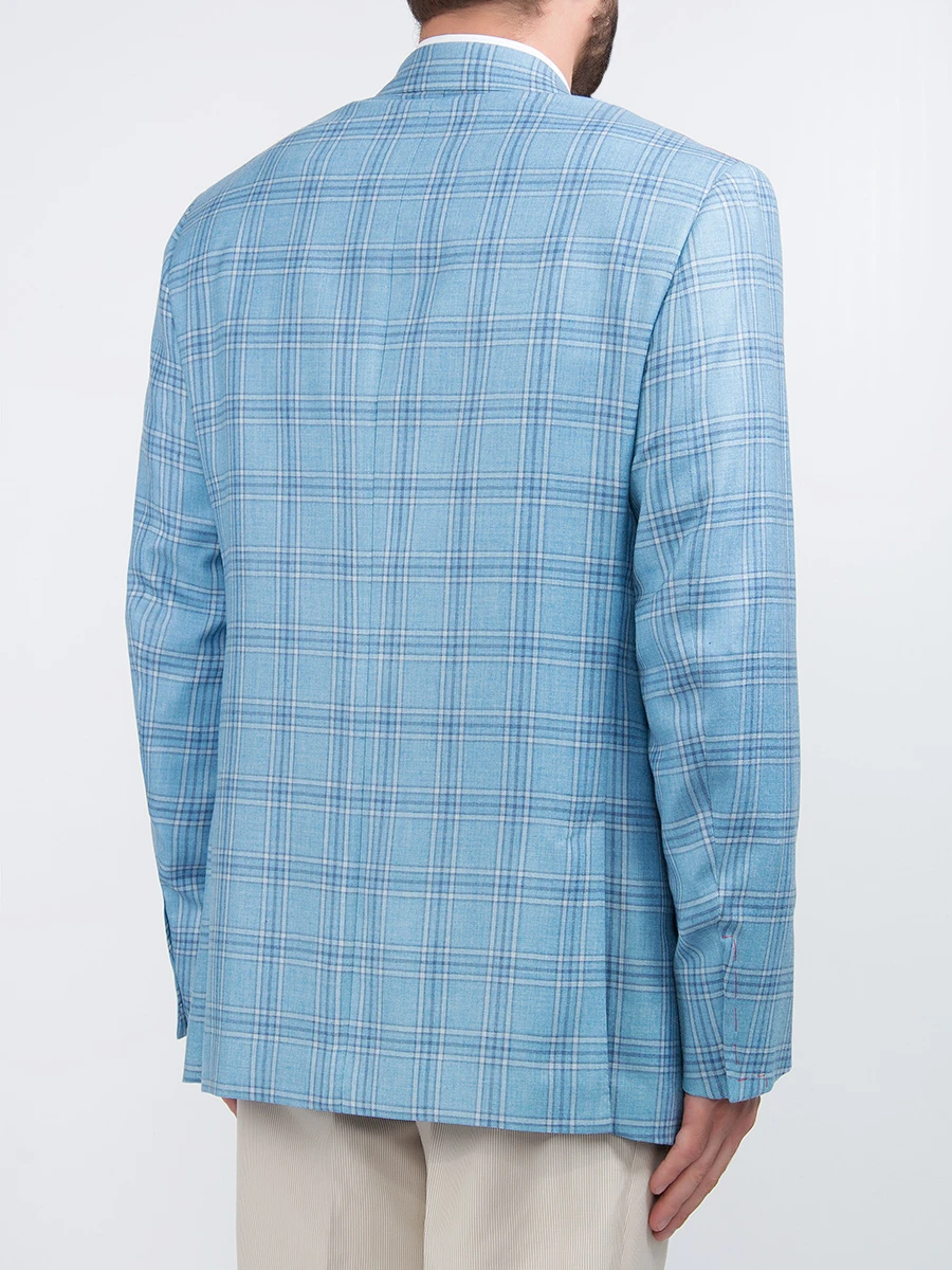 Пиджак кашемировый в клетку