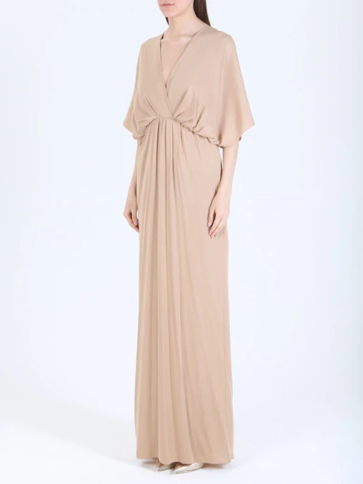 Шелковое платье с кружевом VIONNET