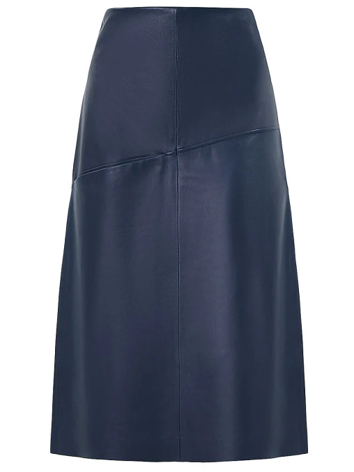 Юбка-миди кожаная CELINE