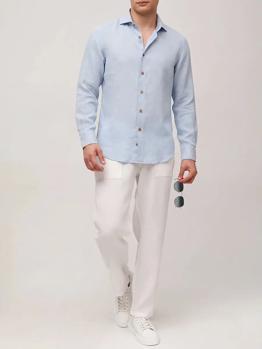 Рубашка льняная Regular Fit