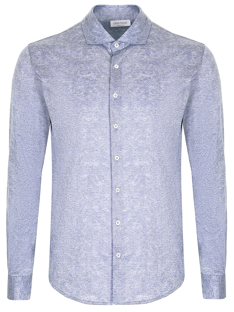 Рубашка хлопковая с принтом