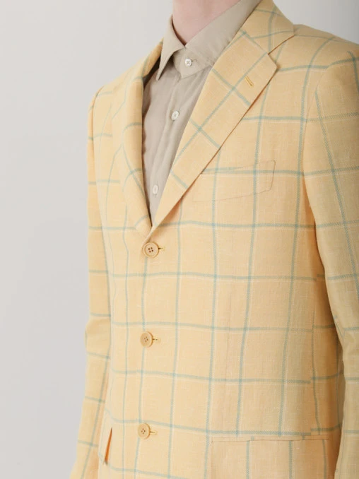 Пиджак классический в клетку KITON