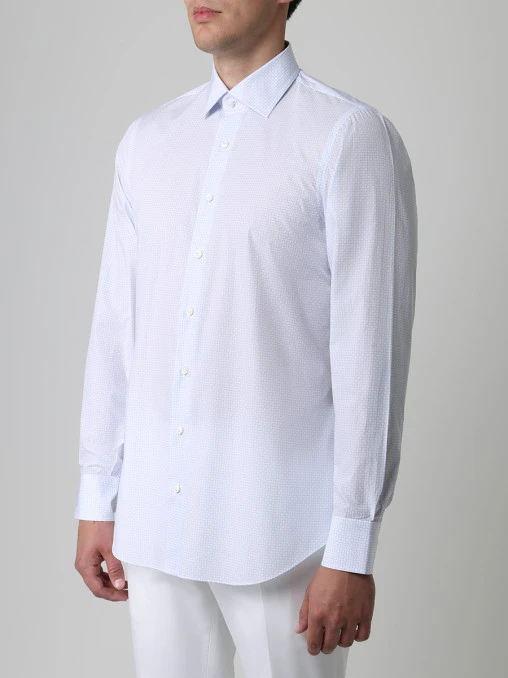 Рубашка Regular Fit хлопковая CESARE ATTOLINI