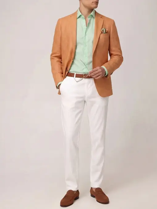 Хлопковая рубашка CESARE ATTOLINI