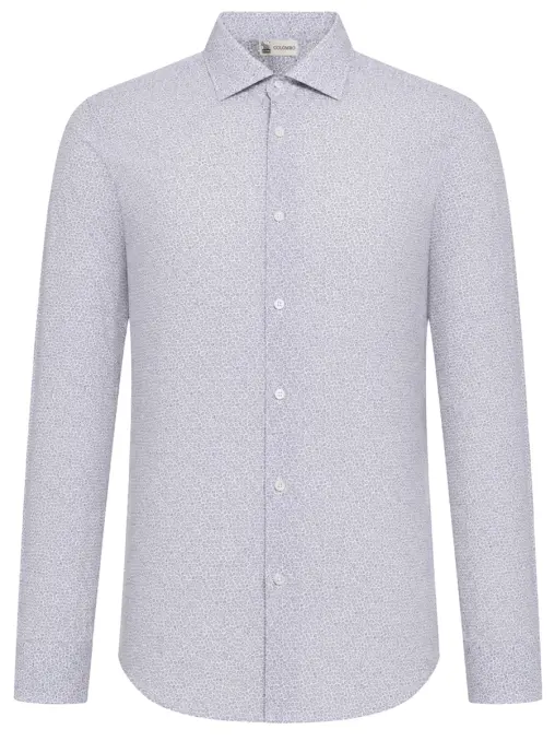 Рубашка Slim Fit хлопковая COLOMBO