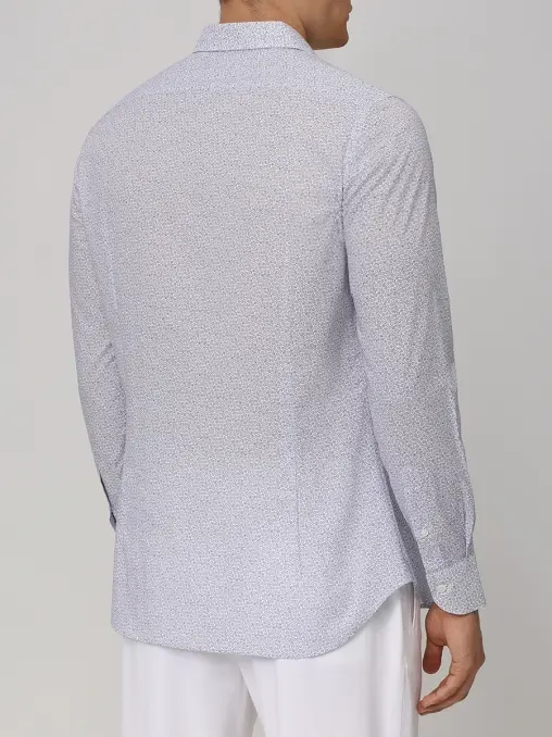 Рубашка Slim Fit хлопковая COLOMBO