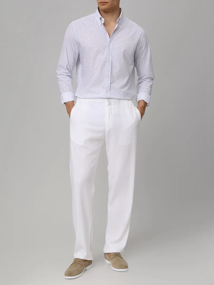 Рубашка Slim Fit хлопковая