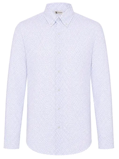 Рубашка Slim Fit хлопковая COLOMBO
