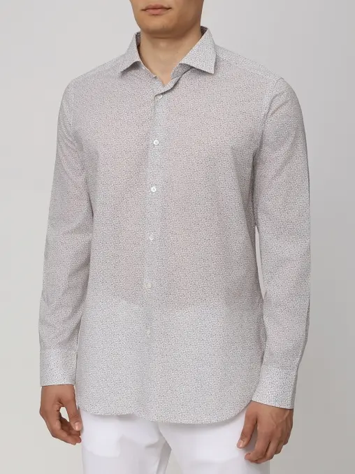 Рубашка Slim Fit хлопковая COLOMBO