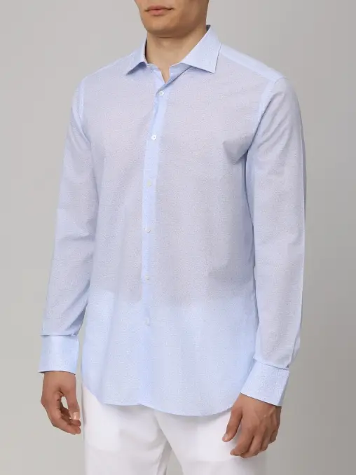Рубашка Slim Fit хлопковая COLOMBO