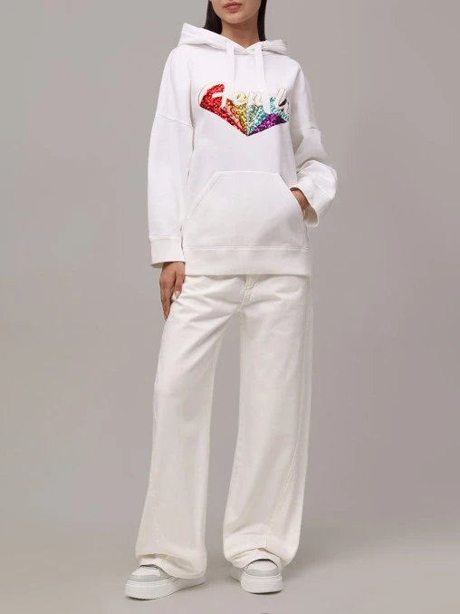 Худи хлопковое FENDI