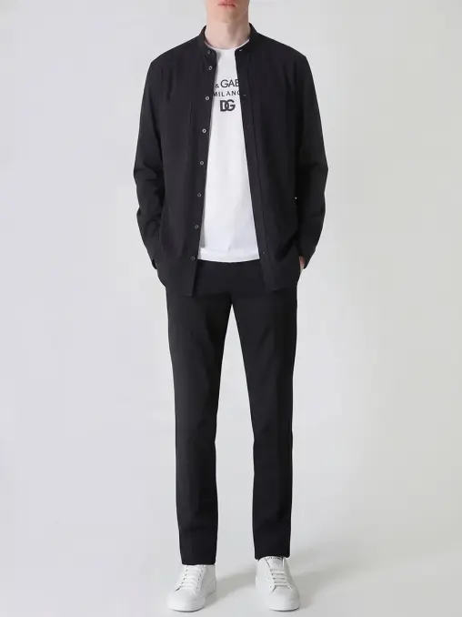 Хлопковая рубашка DOLCE & GABBANA