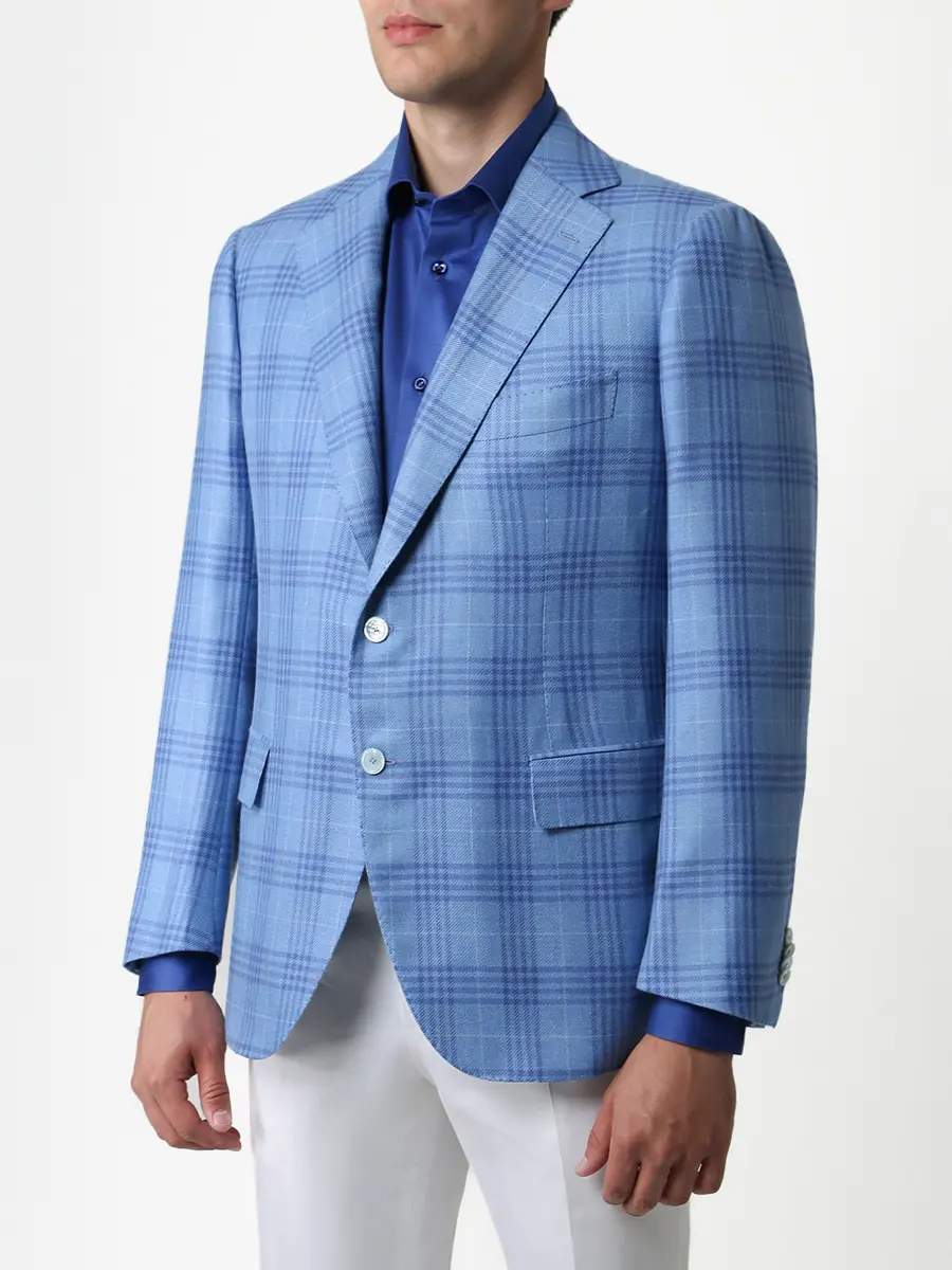 Пиджак кашемировый в клетку