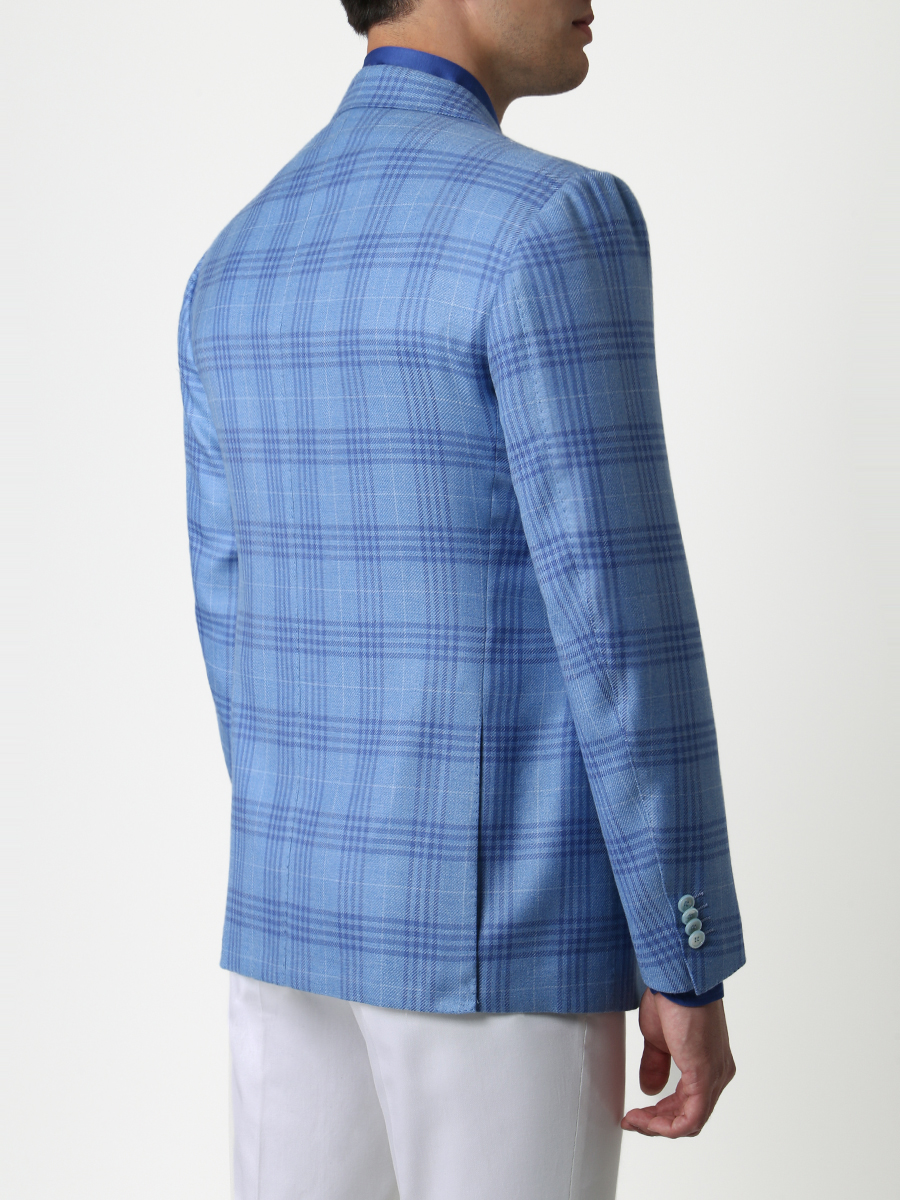 Пиджак кашемировый в клетку