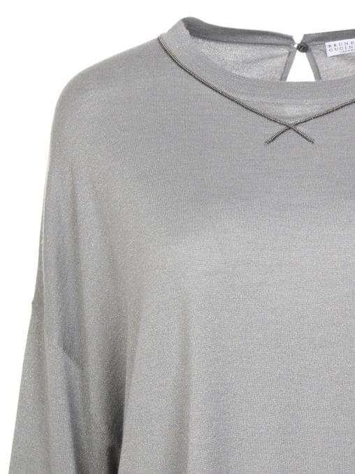 Толстовка с декором BRUNELLO CUCINELLI