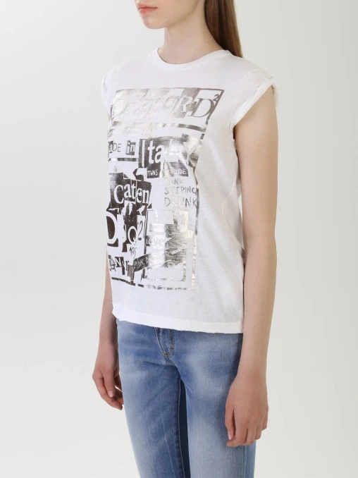Хлопковая майка DSQUARED2
