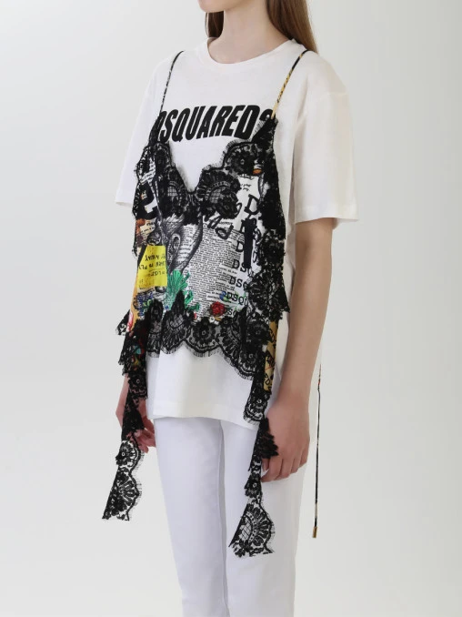 Хлопковая футболка DSQUARED2