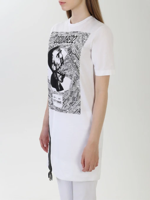 Хлопковое платье DSQUARED2