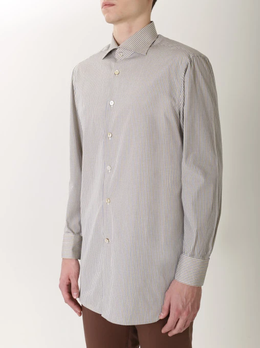 Рубашка хлопковая Regular Fit KITON