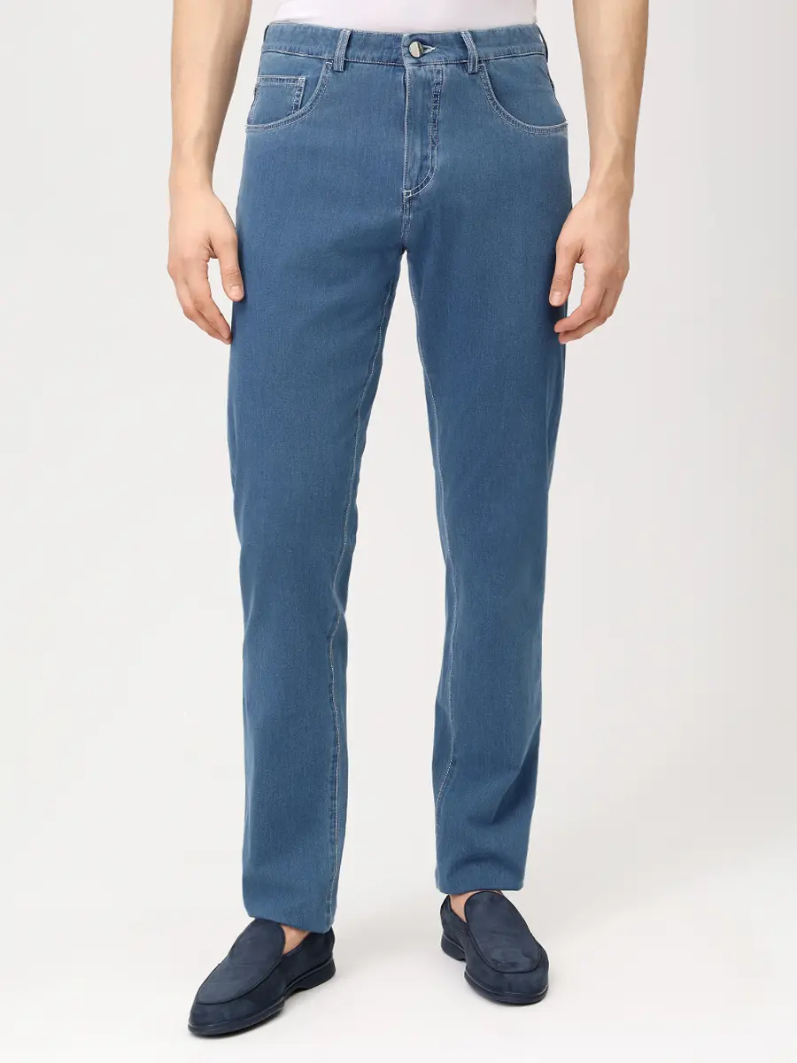 Джинсы хлопковые