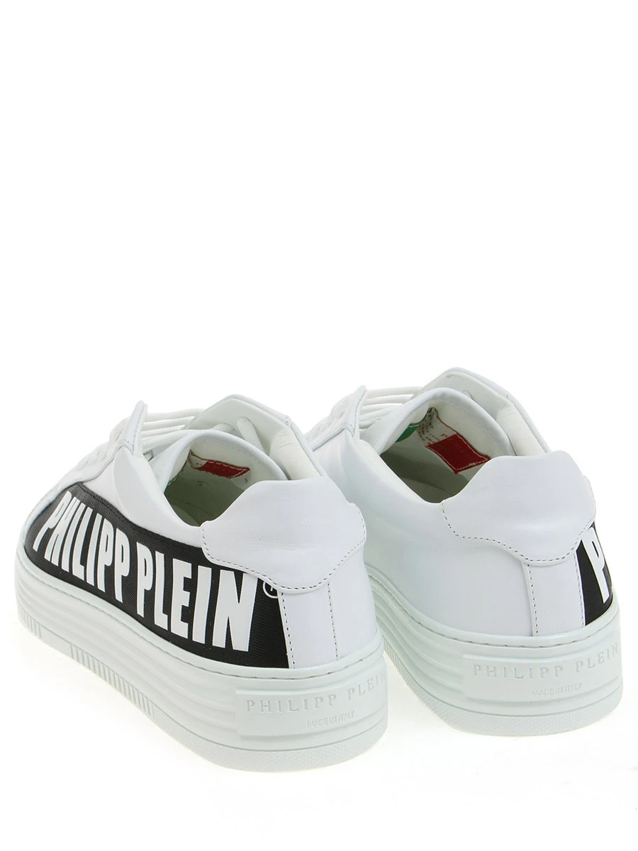 Кеды кожаные с логотипом