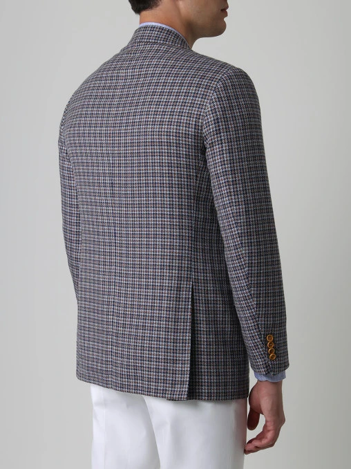 Пиджак кашемировый в клетку KITON