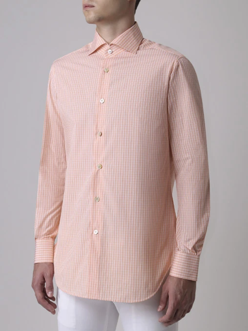 Рубашка хлопковая Slim Fit KITON