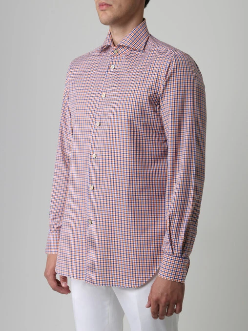 Рубашка хлопковая Slim Fit KITON