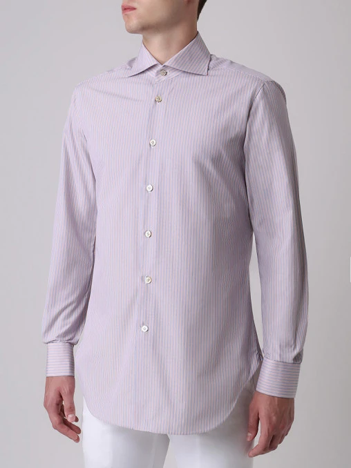 Рубашка хлопковая Slim Fit KITON