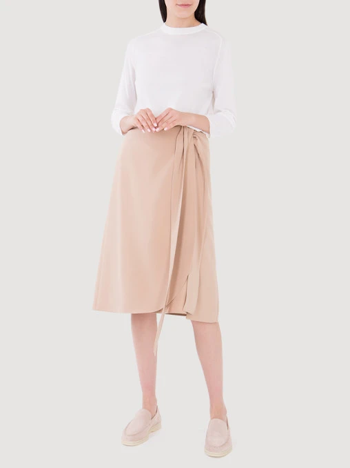 Шелковая юбка-миди CELINE