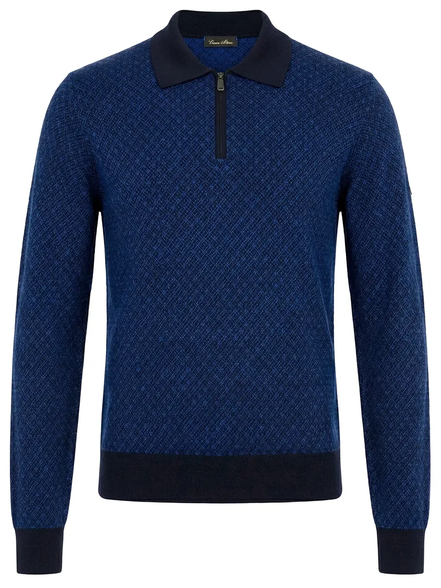 Поло из кашемира и шелка