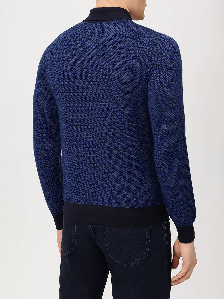 Поло из кашемира и шелка