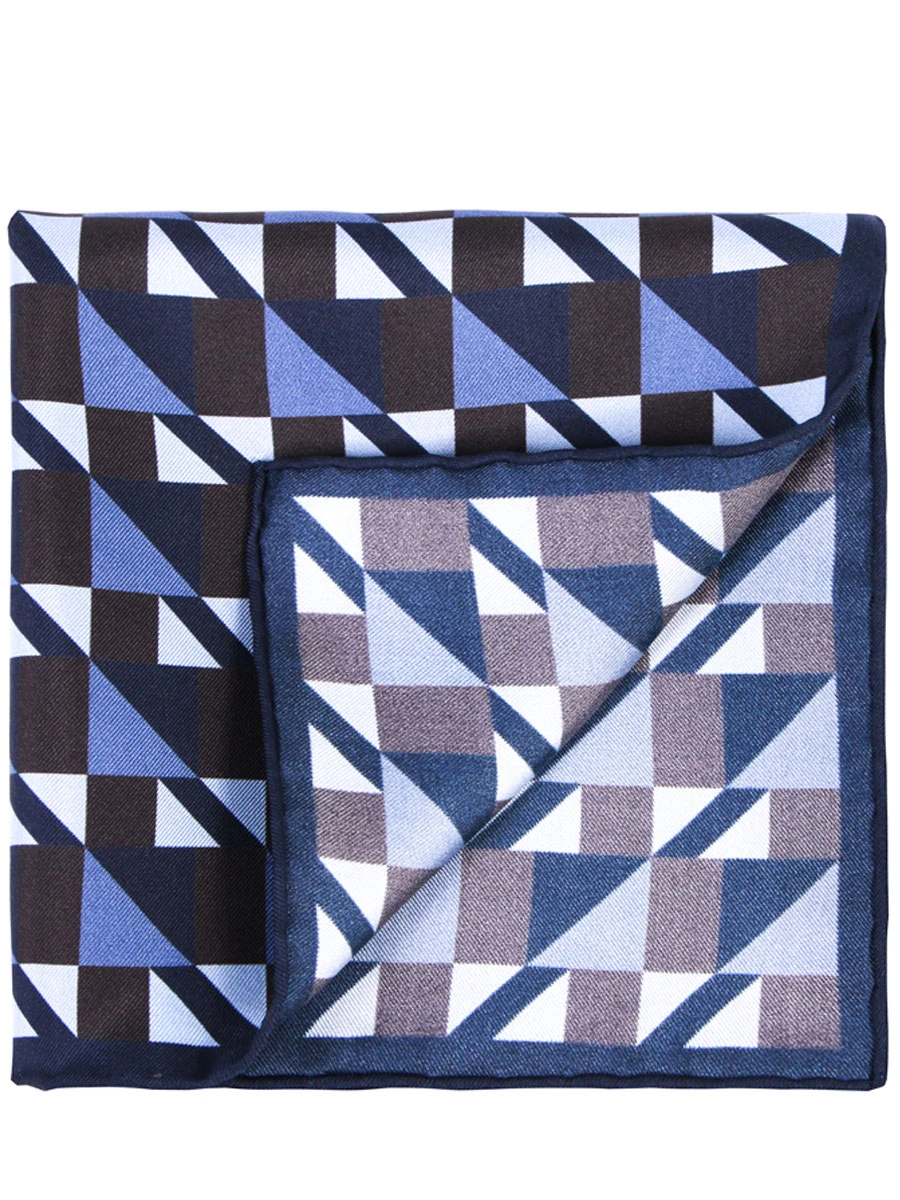 Платок шелковый с принтом