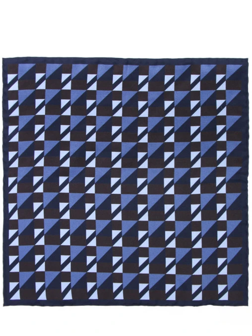 Платок шелковый с принтом BOSS